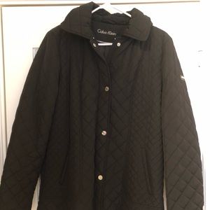 Calvin Klein Black Quilted Jacket